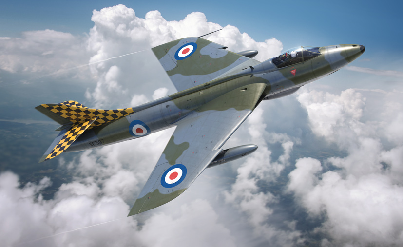 Exclusive new Airfix Hawker Hunter F6 artwork A09185 on the Airfix Workbench blog