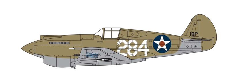 Airfix Pearl Harbor Curtiss P40B Warhawk A01003B Duxford Flying Legends on the Airfix Workbench blog