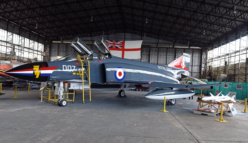 Ulster Aviation Society Royal Navy Phantom XT864 unveiling event review on Airfix Workbench blog