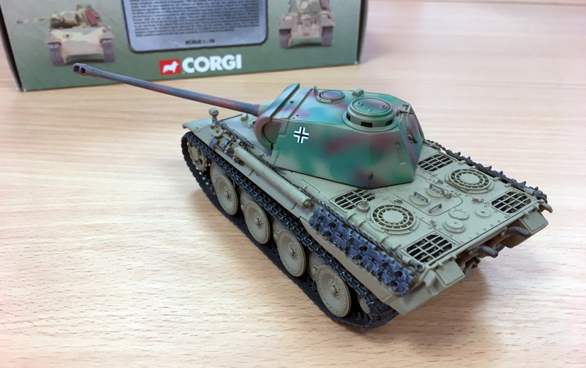 New Corgi Military Legends German Defence of the Reich Panther Tank CC60215 on Corgi die-cast diaries blog