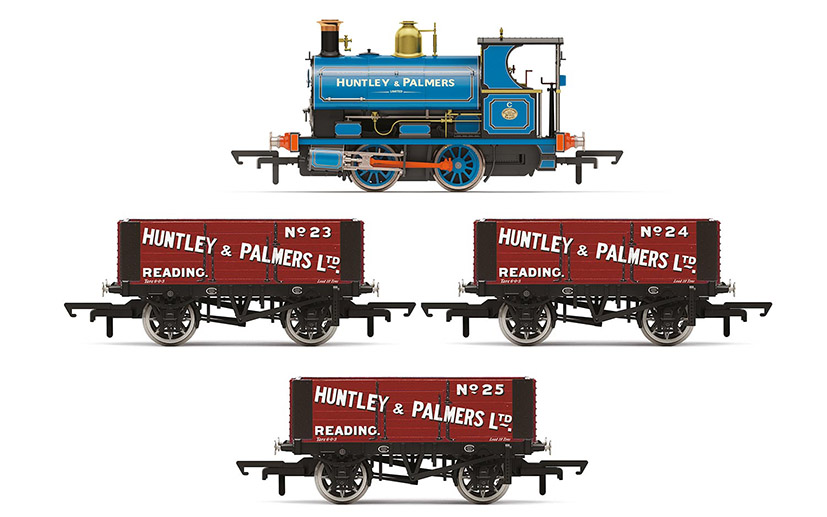 Hornby Huntley & Palmers, Peckett W4 Works Freight Pack