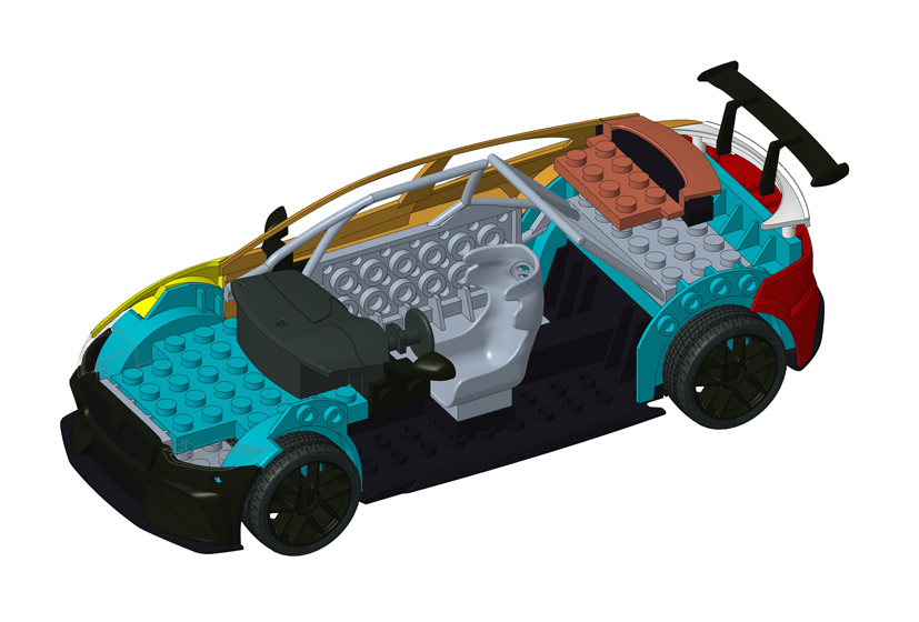 Airfix Quickbuild model development J6033 Jaguar IPace eTrophy on the Airfix Workbench blog