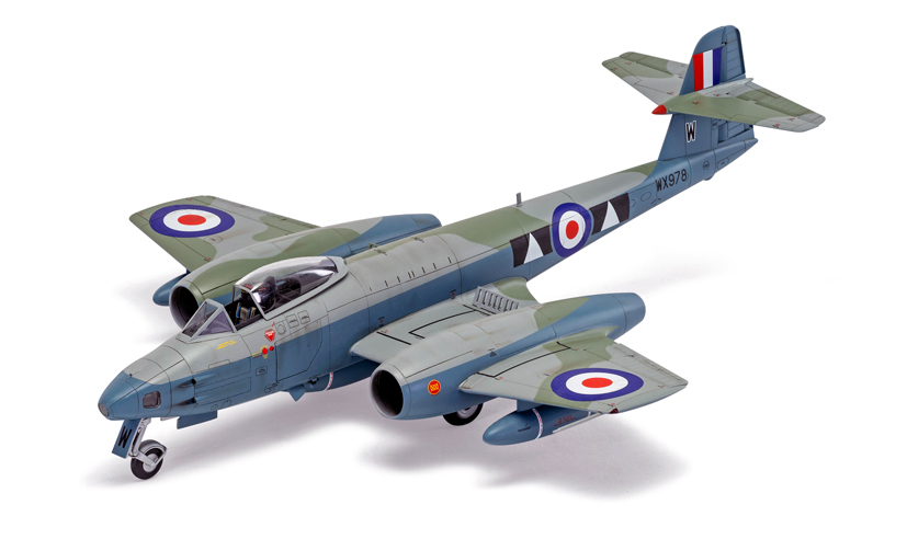 Gloster Meteor FR.9 reconnaissance fighter A09188 RAF No.208 Squadron on the Airfix Workbench blog