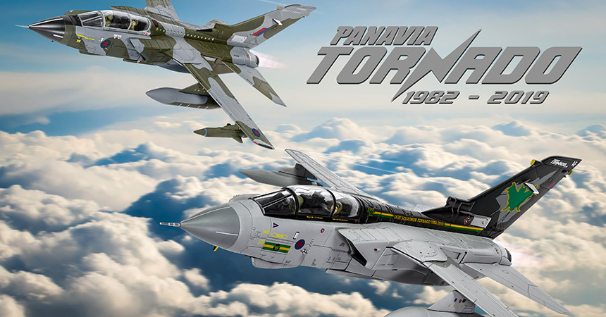 Exclusive new Corgi Aviation Archive model release for RIAT 2020 Panavia Tornado GR.1 on Corgi die-cast diaries blog