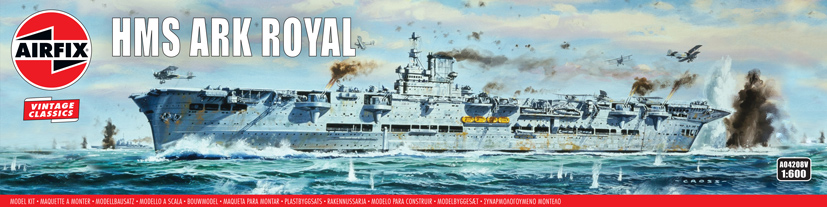Airfix Vintage Classics HMS Ark Royal A04208V build feature on the Airfix Workbench blog