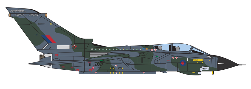 Exclusive Corgi RAF retirement Tornado GR4 retro camouflage AA33619 on Corgi die-cast diaries blog