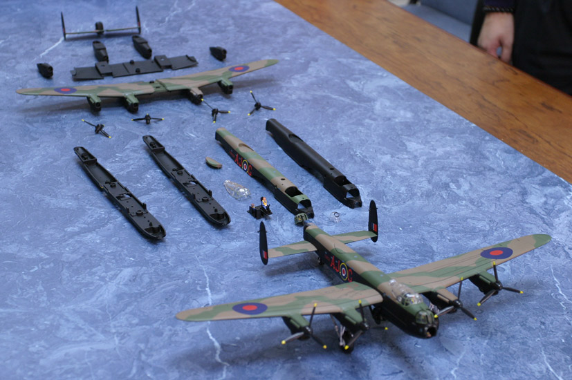 Exclusive Corgi Avro Lancaster Chinese factory production review on Corgi die-cast diaries blog
