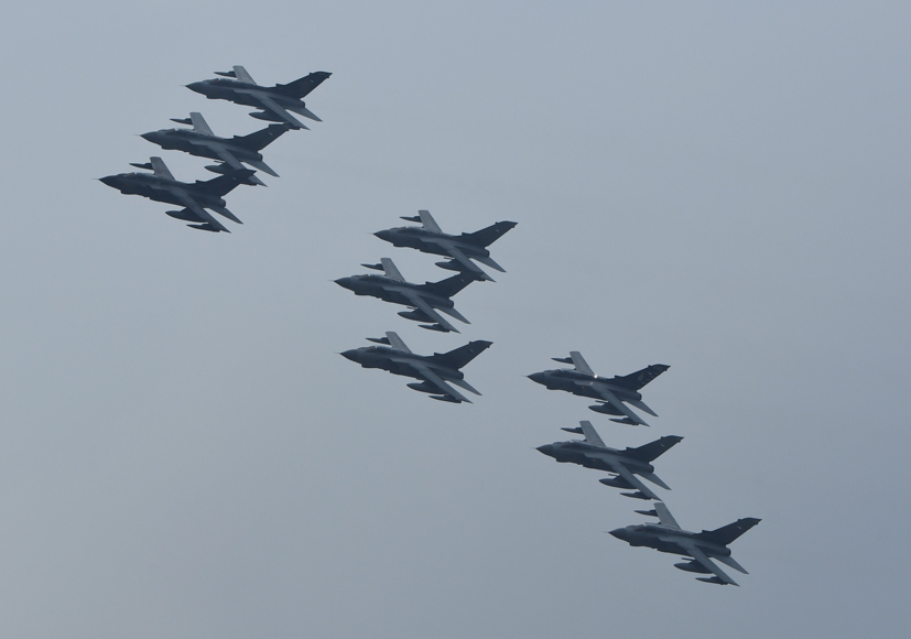 RAF Tornado GR.4 Diamond Nine Marham retirement review on the Airfix and Corgi Aerodrome blog