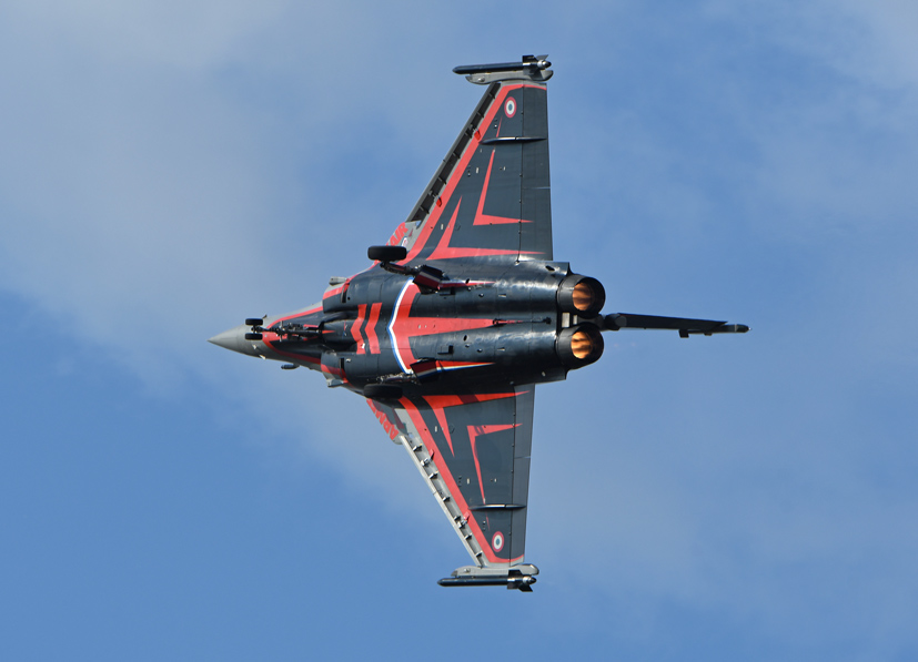 French Air Force Solo Rafale C RIAT 2018 tribute to RAF 100 on Airfix and Corgi Aerodrome