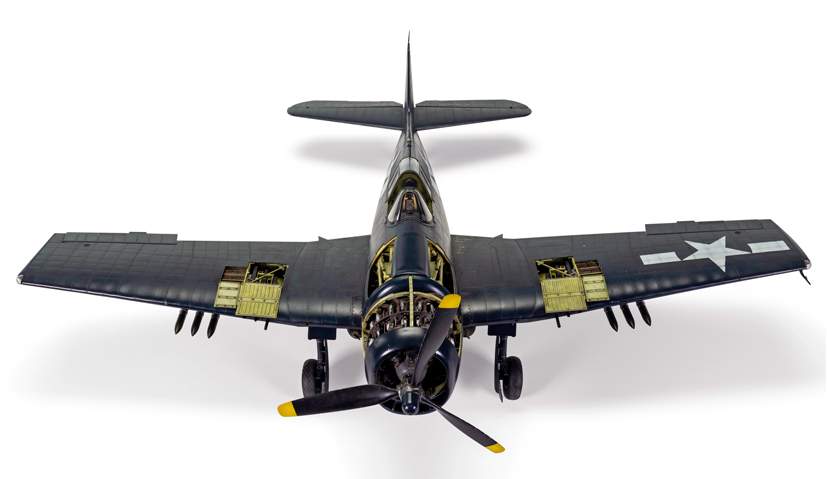 Exclusive new Airfix 1/24th scale Grumman F6F-5 Hellcat A19004 on the Airfix Workbench blog