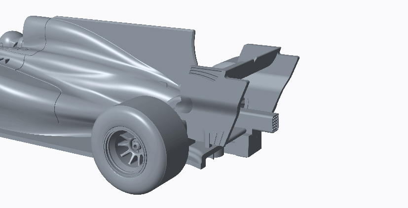 Scalextric F1 2017 Rear
