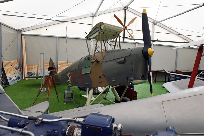 de Havilland DH82B Queen Bee drone on Airfix and Corgi Aerodrome