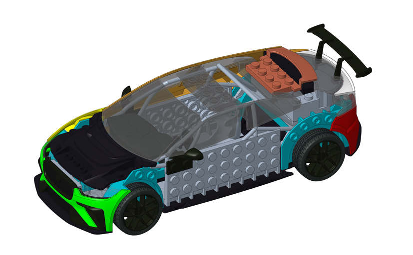 Airfix Quickbuild model development J6033 Jaguar IPace eTrophy on the Airfix Workbench blog