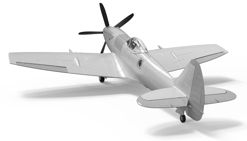 New Airfix Supermarine Spitfire XIV tooling A05135 on the Airfix Workbench blog