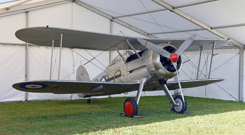 RAF Museum Gloster Gladiator Mk.1 K8042 on the Airfix and Corgi Aerodrome blog