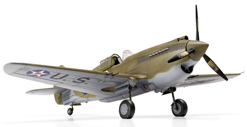 Airfix Pearl Harbor Curtiss P40B Warhawk A01003B Duxford Flying Legends on the Airfix Workbench blog