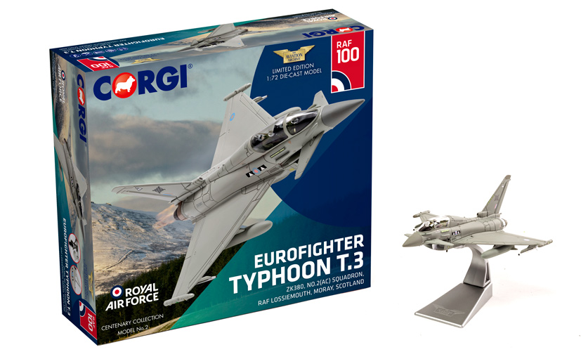 AA36511 Eurofighter Typhoon T.3 ZK380 RAF No2 Squadron Lossiemouth