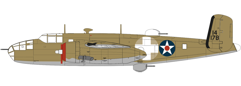 Airfix North American B-25B Mitchell Doolittle Raider A06020 on the Airfix Workbench blog