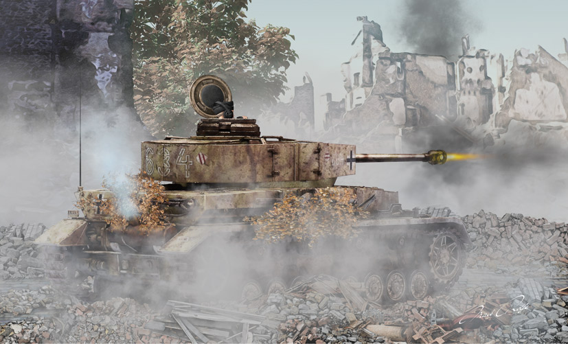 Latest Airfix large scale German Panzer IV Ausf H A1351 on the Airfix Workbench blog