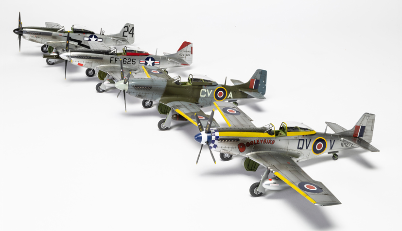 North American P-51D Mustang build collection on the Airfix Workbench blog