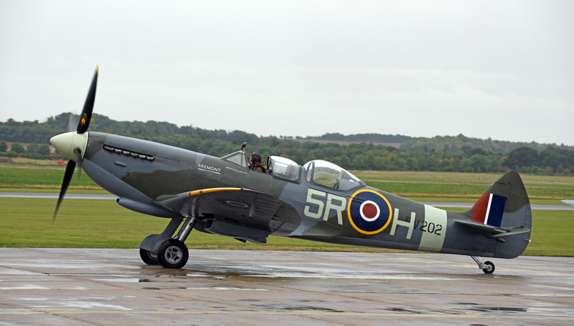 Duxford's Battle of Britain Spitfire tribute to RAF 100 on Airfix and Corgi Aerodrome