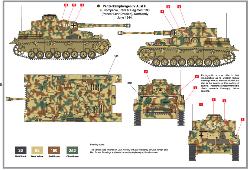 Latest Airfix large scale German Panzer IV Ausf H A1351 on the Airfix Workbench blog