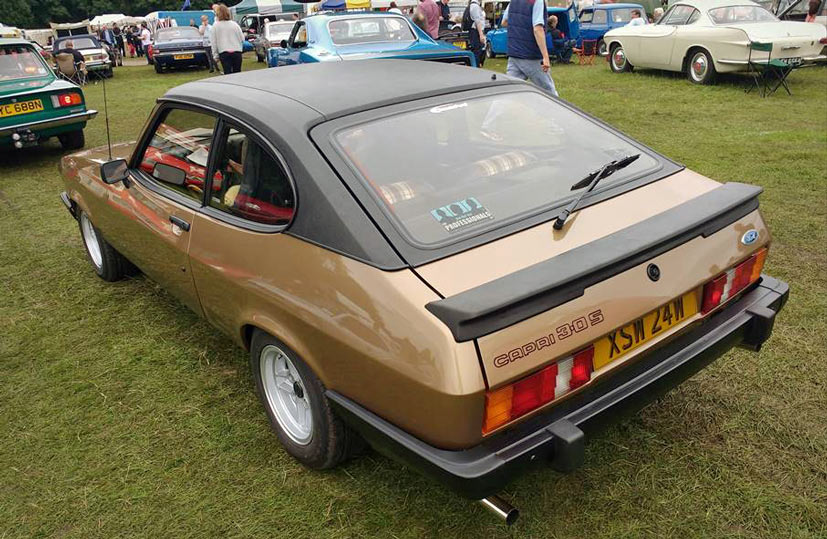 VA10818 Vanguards Ford Capri Mk.3 3.0S in Tibetan Gold on Corgi Diecast Diaries Blog