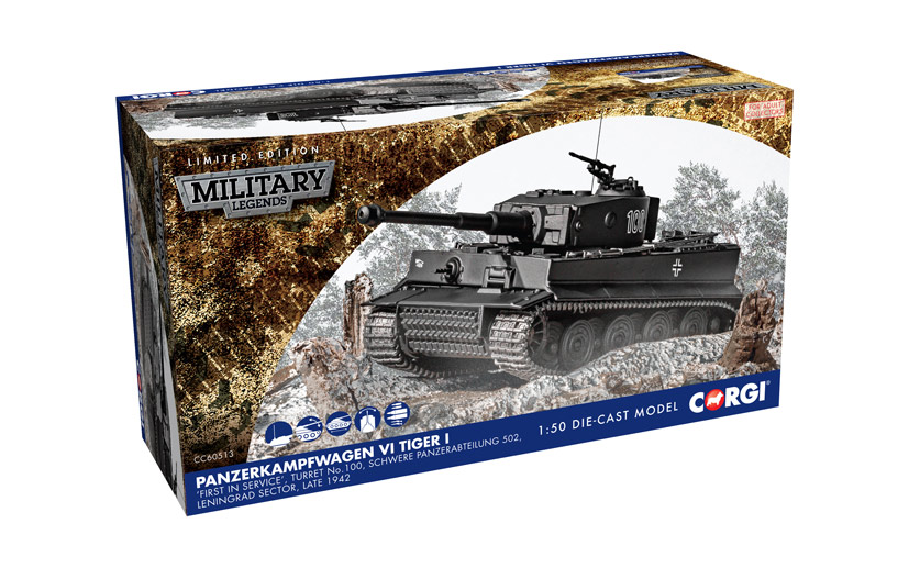 Corgi Tiger Tank CC60513 502nd Heavy Tank Battalion 'Mammoth' on Corgi die-cast diaries blog