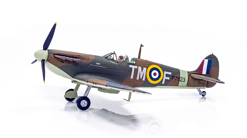 AA39213 Supermarine Spitfire Belfast Telegraph RAF Centenary Collection on Corgi Diecast Diaries Blog