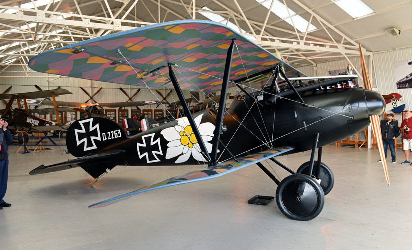 New Albatros fighter Otto Kissenberth at Old Warden on Airfix and Corgi Aerodrome