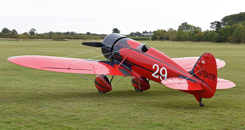 Travel Air Mystery Ship racing aeroplane to RAF 100 on Airfix and Corgi Aerodrome