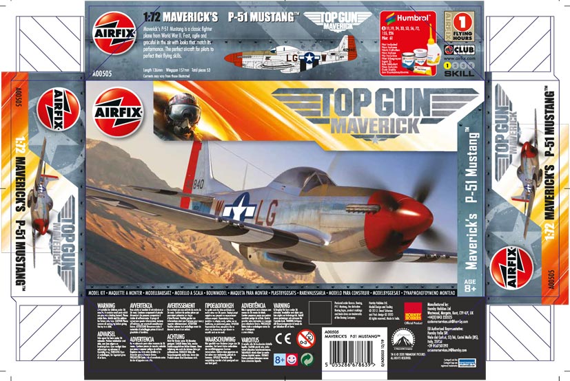 Airfix model kits pay tribute to the new Top Gun movie on the Airfix Workbench blog