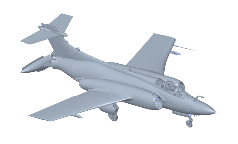 Exclusive development images from the new Airfix Blackburn Buccaneer S Mk.2 A06021on the Airfix Workbench blog