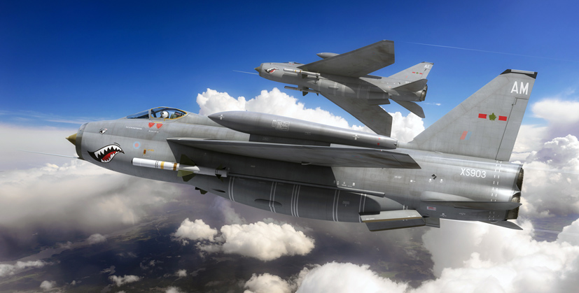 Airfix English Electric Lightning F.6 XS903 'Sharkmouth' A04052A on Airfix Workbench blog