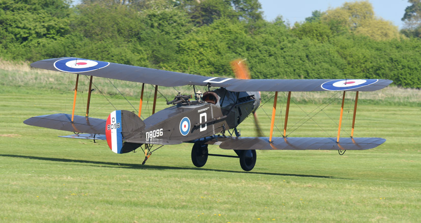 Shuttleworth Season Premier Airshow review Clare Tector Bristol Fighter on Airfix and Corgi Aerodrome