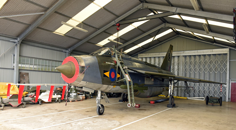 Exclusive Lightning Preservation group four Lightning gathering on Airfix and Corgi Aerodrome