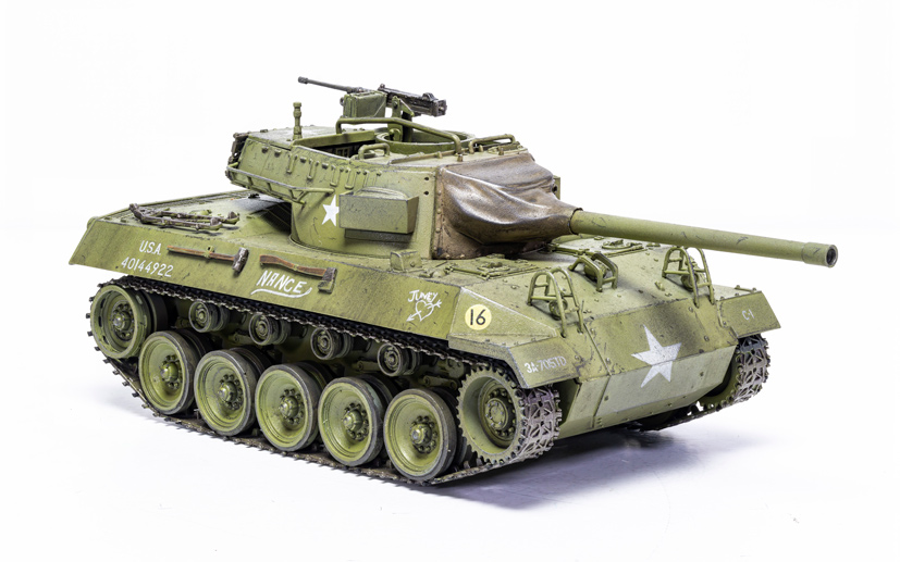 Airfix US M18 Hellcat tank destroyer kit A1371 Military Vehicle on the Airfix Workbench blog