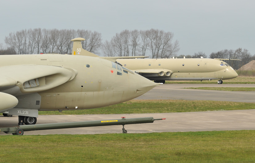 BAe Nimrod MR2 XV250 Maid of Moray delivered to the Yorkshire Air Museum on the Airfix and Corgi Aerodrome blog