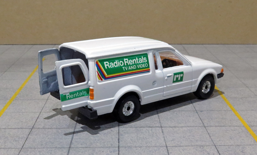 Corgi Ford Escort Van Radio Rentals Feargal Sharkey the Undertones