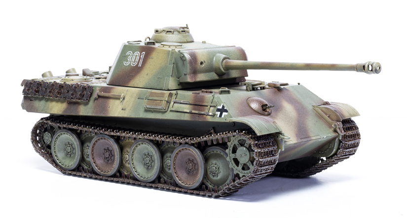 Airfix Panther Ausf G tank model kit A1352 on the Airfix Workbench blog
