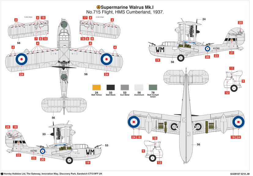 Exclusive new Airfix Supermarine Walrus Mk.1 A09187 on the Airfix Workbench blog