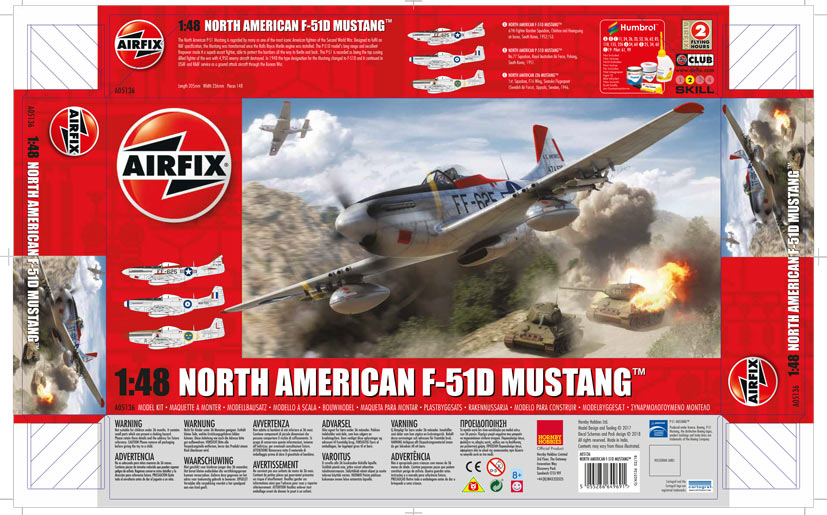 Airfix A05136 North American J26 Mustang Swedish Air Force on the Airfix Workbench blog