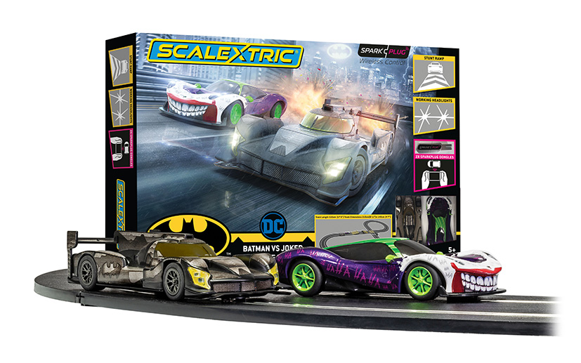 Batman vs Joker Scalextric Slot Car Racing Set