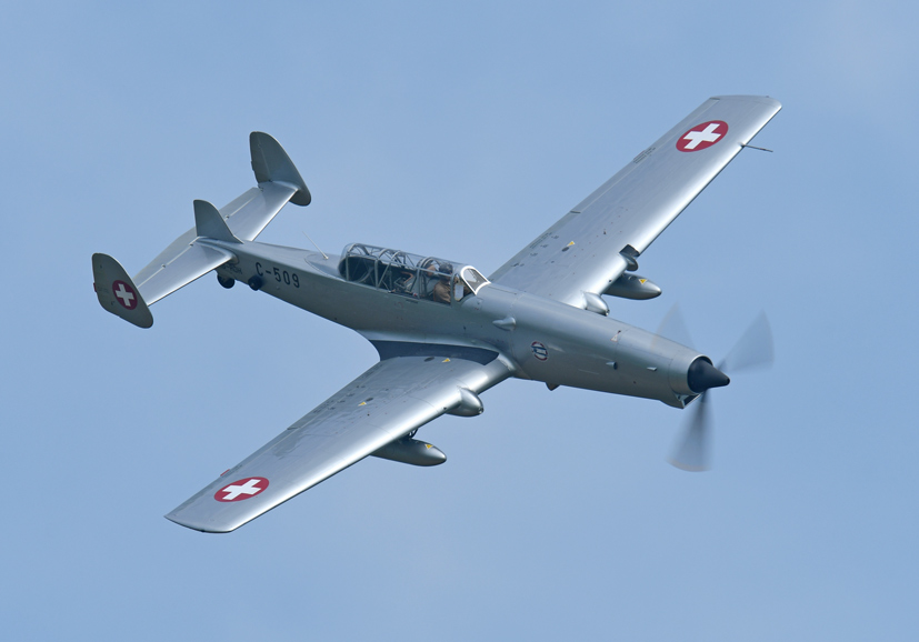 Duxford Air Festival 2018 review Swiss Farner Werke Schlepp C-3605 Alpine Anteater on Airfix and Corgi Aerodrome