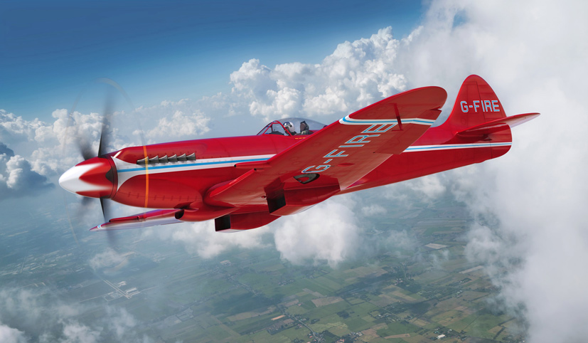 Supermarine Spitfire Mk.XIV G-FIRE was one of the most distinctive aircraft to ever display on the UK Airshow circuit Airfix racing Spitfire model kit releases on the Airfix Workbench blog