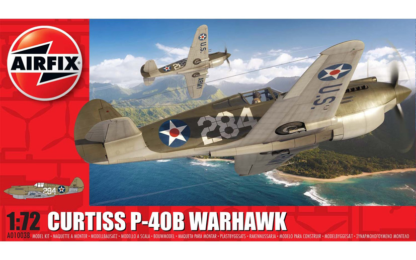 Airfix Pearl Harbor Curtiss P40B Warhawk A01003B Duxford Flying Legends on the Airfix Workbench blog