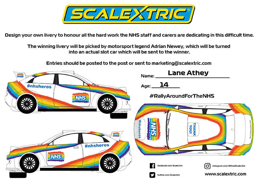 NHS Livery Competition Winner | Scalextric Slot Car Racing