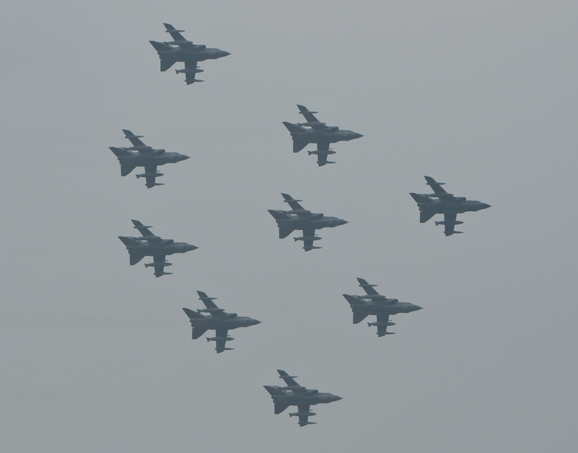 RAF Tornado GR.4 Diamond Nine Marham retirement review on the Airfix and Corgi Aerodrome blog