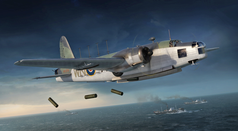 Vickers Wellington GR Mk.VIII U boat hunter A08020 on the Airfix Workbench blog