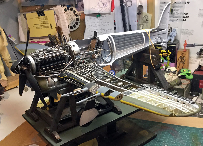 Airfix Hawker Typhoon Mk.IB build A19002